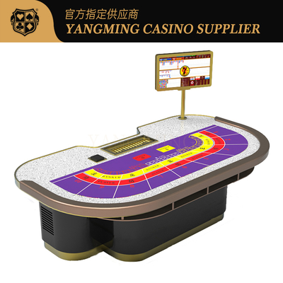 Mua Bàn Chơi Baccarat 9 Người Chơi Sòng Bạc Cao Cấp Với Họa Tiết và Màu Sắc Tùy Chỉnh sản xuất trực tuyến