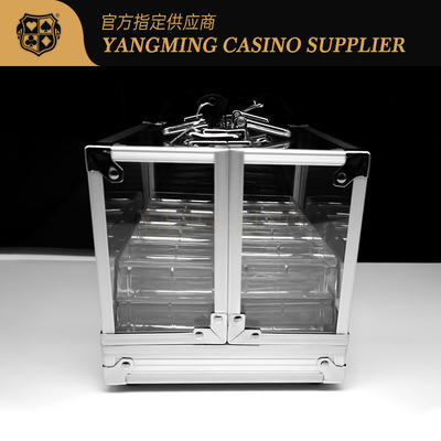 Mua Chuyên nghiệp Acrylic Poker Chip Case - 600pcs Casino Chip Carrier có thể đặt với 6 khay sản xuất trực tuyến