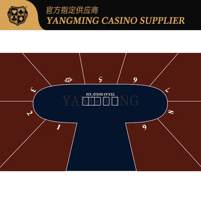 Mua Khăn trải bàn sòng bạc cao cấp Texas Hold'Em 9 người chơi Thiết kế chống thấm nước Khăn trải bàn trò chơi Tùy chỉnh sản xuất trực tuyến