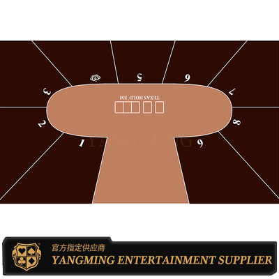 Mua Khăn trải bàn chơi bài sang trọng Texas Hold'Em 9 người chơi, chống thấm nước, thiết kế tùy chỉnh sản xuất trực tuyến
