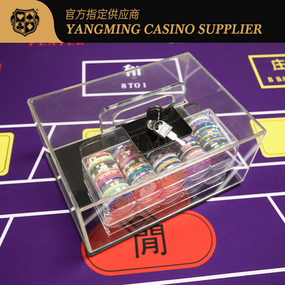 Mua Hộp đựng 400 chip poker bằng acrylic cho chip Texas Hold'em sản xuất trực tuyến