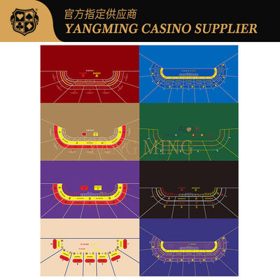 Mua Casino Baccarat Tablecloth 9 Player Poker Table Game Can Be Designed And Customized sản xuất trực tuyến