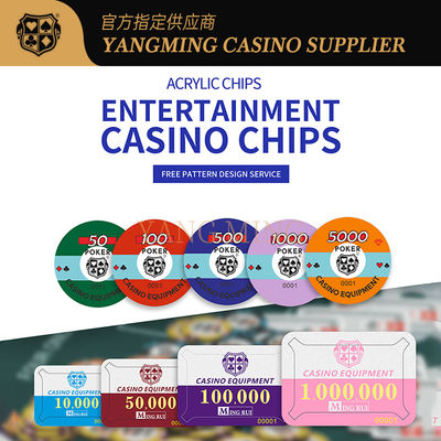 Mua Factory Customized Acrylic Poker Chips Designed For Casino Baccarat Games sản xuất trực tuyến