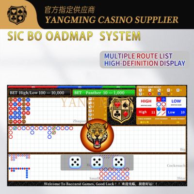 Mua Electronic Sic Bo Roadmap Display System – Customizable Casino Dice Game Solution sản xuất trực tuyến