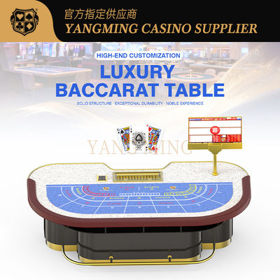 Mua 10 Persons High Quality Poker Table Solid Wood Baccarat Gambling Table For Sale sản xuất trực tuyến