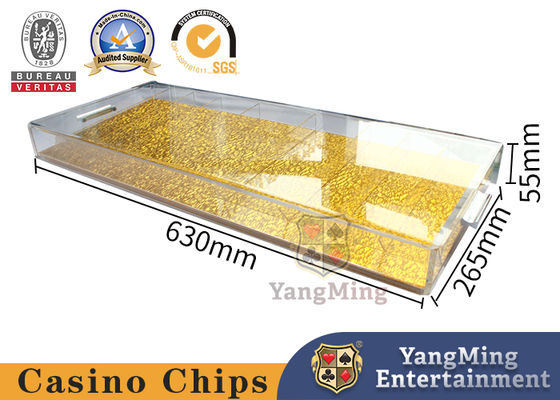 Mua Sòng bạc di động Khay Chip Tiger Tiger Baccarat Bảng vàng Dây dưới bằng nhựa acrylic sản xuất trực tuyến