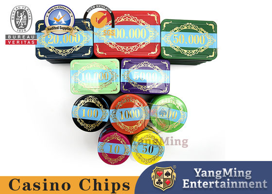Mua Đồ chơi Poker hình chữ nhật bền Chips Light Weight RFID Casino Chip Sets With RFID Number sản xuất trực tuyến