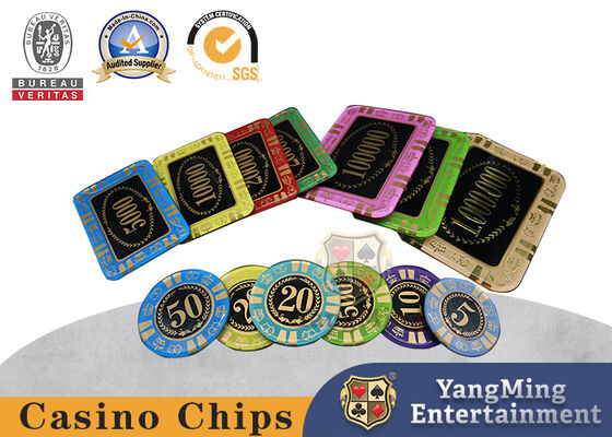 Mua Anti-Fake Crystal Chips / Chips Poker hình chữ nhật cho sòng bạc sản xuất trực tuyến