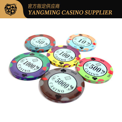Mua Crystal Poker Casino Chips, Lưới Bronzing Silkscreen Chip sòng bạc tùy chỉnh sản xuất trực tuyến