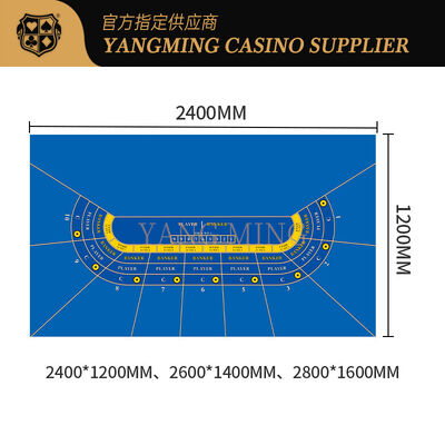 Mua Custom Casino Baccarat Table Felt 9 Người chơi Poker Table Layout Design sản xuất trực tuyến