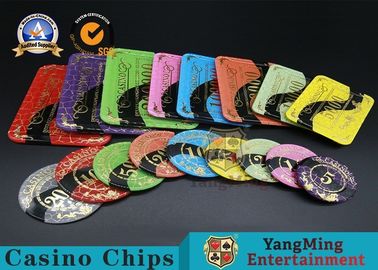 Mua Sòng bạc có thể in acrylic Ultimate Poker Chips Jeton Đường kính 81 * 56/94 * 66mm sản xuất trực tuyến