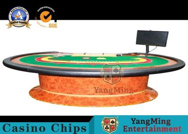 Mua Bàn chơi bài poker hiện đại đơn giản bền bỉ với chân gỗ Z / bàn Baccarat sản xuất trực tuyến