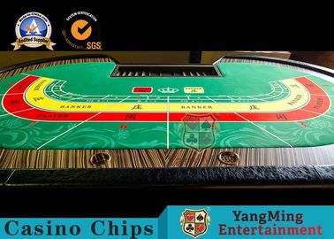 Mua Bàn chơi bài xì phé 10 người Baccarat với người giữ tiền mặt 2650 * 14530 * 750mm sản xuất trực tuyến