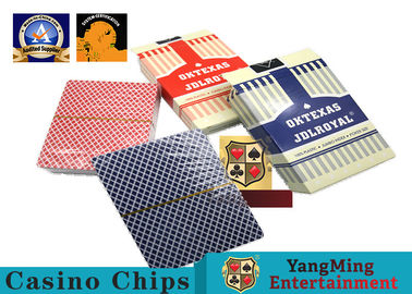 Mua Texas Hold 'Em Poker Gaming Games Thẻ chơi sòng bài Độ dày 3,3mm sản xuất trực tuyến