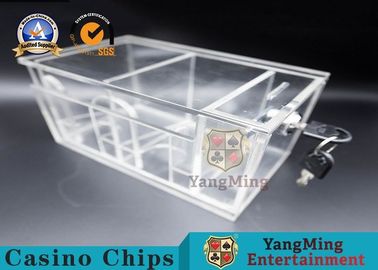 Mua Hai Sides Box Chơi game 8 ván bài acrylic Poker có khóa sản xuất trực tuyến