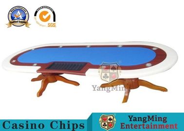 Mua 10 người chơi tốc độ cao Bàn bài xì phé Bàn vải tùy chỉnh với kết thúc bằng đá cẩm thạch sản xuất trực tuyến