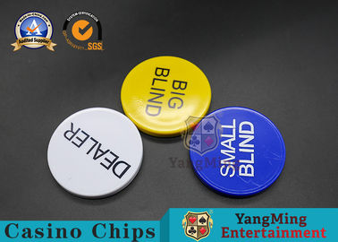 Mua Texas Hold 'Em Code Size Big hoặc Small Blind Size 50 * 6 mm Tùy chỉnh Logo sản xuất trực tuyến