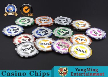 Mua Chip sòng bạc ABS Casino 12g Chip Clay Poker với nhãn dán tối ưu, đường kính 40mm sản xuất trực tuyến
