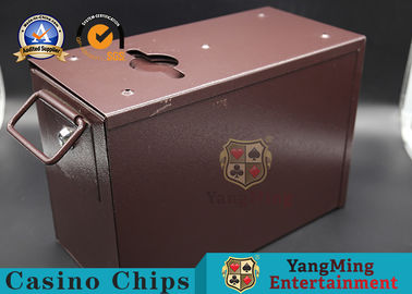 Mua Bàn đánh bạc Poker Sòng bạc kim loại Hộp thả tiền có tay áo & Khóa cho người chơi xì phé sản xuất trực tuyến