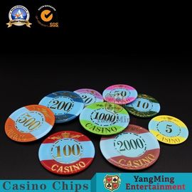 Mua Crown Pattern Bronzing Casino Style Poker Chips Super - Kết cấu cảm ứng chống mài mòn sản xuất trực tuyến