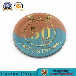 Mua Nhiệt độ cao Bronzing Acrylic Casino Poker Chips Hình tròn sản xuất trực tuyến