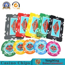 Mua Các chip Poker Laser ABS có thể in tùy chỉnh 75 * 45,81 * 55MM 760 CÁI sản xuất trực tuyến