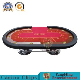 Mua Bàn chơi bài xì phé 6 màu Texas Hold'em Baccarat Square Tbale với mười người chơi sản xuất trực tuyến