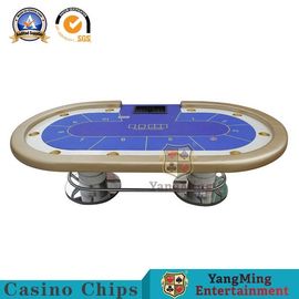 Mua Bàn Poker hình bầu dục Casino Texas Hold'em Baccarat Quảng trường Bàn với 10 người chơi sản xuất trực tuyến