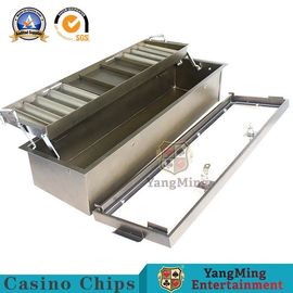 Mua Kim loại tùy chỉnh sắt lai Poker Chip Khay hai lớp hình chữ nhật sản xuất trực tuyến