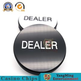 Mua 7 X 2cm Nhựa Poker Texas Đại lý Nút Hai mặt Deluxe Jumbo Black Crystal khắc sản xuất trực tuyến