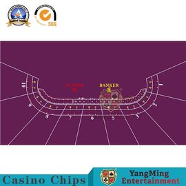 Mua Xem hình ảnh lớn hơn Bố cục bàn Baccarat Poker Màu tím / xanh lá cây sản xuất trực tuyến