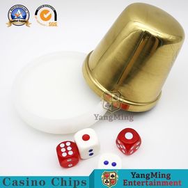 Mua Sòng bạc Poker chuyên dụng Dice Shaker Cup Phụ kiện trò chơi sòng bạc Sắt + Chất liệu acrylic sản xuất trực tuyến