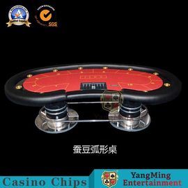 Mua Sòng bạc 8-10 người Hình bầu dục có thể gập lại Bàn xì phé Texas Giữ bàn Led với bàn vải không thấm nước sản xuất trực tuyến