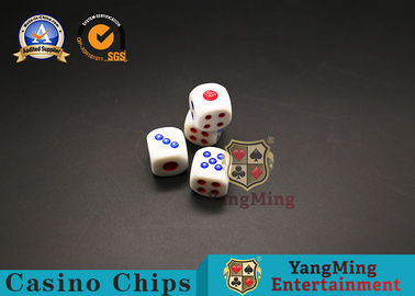 Mua Phụ kiện trò chơi sòng bạc nguyên bản Xúc xắc nhựa 15mm Dimater 100 sản xuất trực tuyến