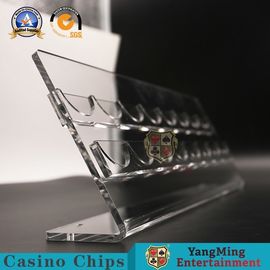 Mua Chủ sòng bài Baccarat Poker Chip Roulette Bánh xe hiển thị Giá đỡ 2 hàng 370 * 140 * 130mm sản xuất trực tuyến