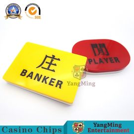 Mua Nút đại lý Poker in acrylic Có thể tháo rời Sòng bạc Baccarat Banker & Nút Người chơi thắng Marker sản xuất trực tuyến
