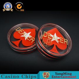 Mua Phụ kiện trò chơi sòng bạc bền bỉ Texas Club Poker Đại lý 75mm Loại bỏ nút nhựa acrylic trái tim đỏ sản xuất trực tuyến