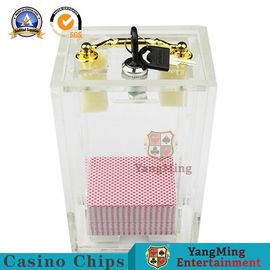 Mua Khóa kim loại acrylic Loại bỏ Baccarat Dragon Tiger Bàn đánh bạc Trò chơi đánh bài Carrier Carrier cho 8 sàn sản xuất trực tuyến