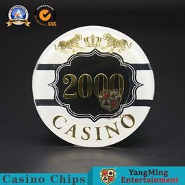 Mua 3-4.3MM Thinkness Custom Poker Chips Clay Đất sét Dán nylon 14g sản xuất trực tuyến
