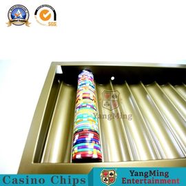 Mua Một lớp kim loại vàng sang trọng Cờ bạc Sòng bạc Chip 300-500 Cái 14g Người giữ chip đất sét sản xuất trực tuyến