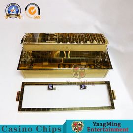 Mua Sòng bạc sòng bạc 540 * 235mm Câu lạc bộ VIP Lớp hai lớp 2 Khóa kim loại Chip phao nổi 10 trường hợp kết hợp hàng sản xuất trực tuyến