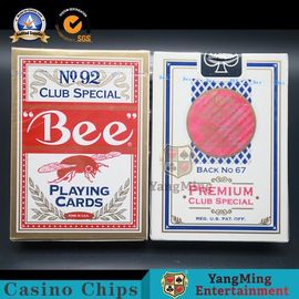 Mua Thẻ chơi bài đánh bạc lõi đen huỳnh quang 144 Bộ bài Hộp màu đỏ Màu xanh sản xuất trực tuyến