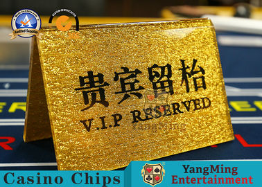 Mua Vàng Lá Acrylic Vip Nhãn hiệu Số Bảng Đăng nhập Baccarat Blackjack Đại lý Bàn kinh doanh Số tấm Thẻ Nút sản xuất trực tuyến
