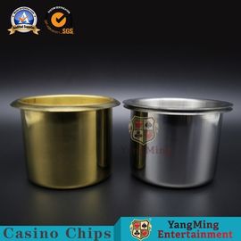 Mua Bàn đánh bạc Kim loại Ashtray Vàng Bạc Bảng màu Phụ kiện Cúp nước Có nắp sản xuất trực tuyến