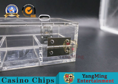 Mua 100% 46mm Clay Poker Chips Case Khóa đôi tùy chỉnh trong suốt sản xuất trực tuyến