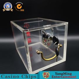 Mua Tùy chỉnh đầy đủ rõ ràng Hộp tiền mặt có thể khóa / Chủ thẻ acrylic Sòng bạc 8 sàn chơi Đại lý nhựa Hộp thả tiền sản xuất trực tuyến