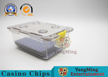 Mua Đẩy - Kéo nhựa 2 ván bài xì phé / Thẻ chơi sòng bài Nhà cung cấp có khóa bảo mật sản xuất trực tuyến