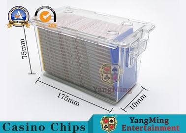 Mua Bảo mật 8 ván bài Poker bỏ bài / Nhà cung cấp thẻ acrylic cho các trò chơi Baccarat sản xuất trực tuyến
