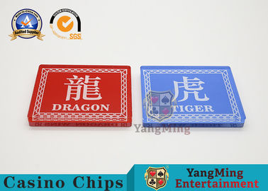 Mua 94 * 70 * 11mm Baccarat Markers Dragon Tiger Đánh bạc Sòng bài Thẻ bài In nút Đại lý Poker sản xuất trực tuyến