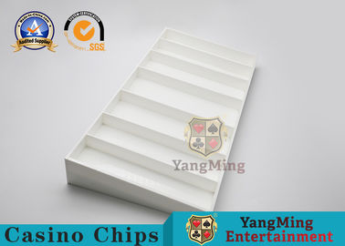 Mua Trắng ABS nhựa Poker Chip Board Baccarat Poker Table Game Table Chip Box sản xuất trực tuyến